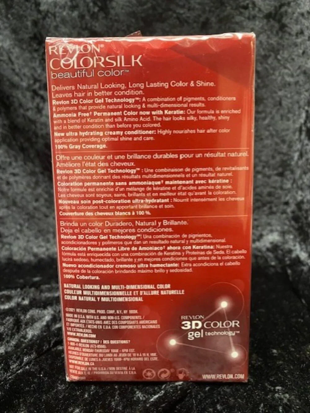 NEW 3 Pk REVLON ColorSilk Hair Color Bond Repair Keratin #60 Dark Ash Blonde